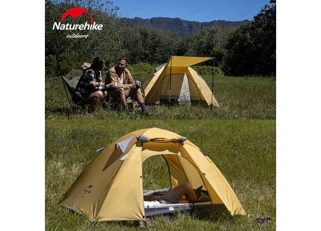 Намет Naturehike P-Series II (2-х місний) NH18Z022-P темно-синій Фото 3
